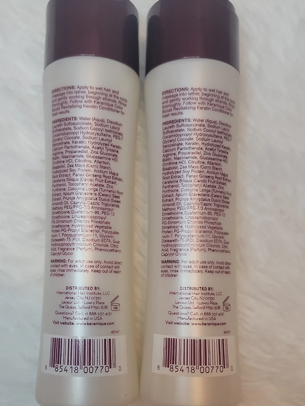 ✨️Keranique✨️Scalp Revitalizing Shampoo -Set Of (2) 8oz. Bottles. Never Used.